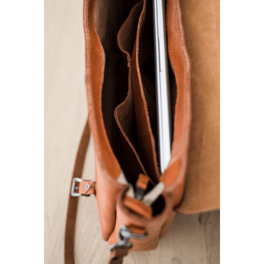 Premium Leather Boaz Briefcase 2.1 - SWISH AND SWANK