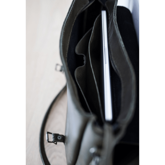 Premium Leather Boaz Briefcase 2.1 - SWISH AND SWANK