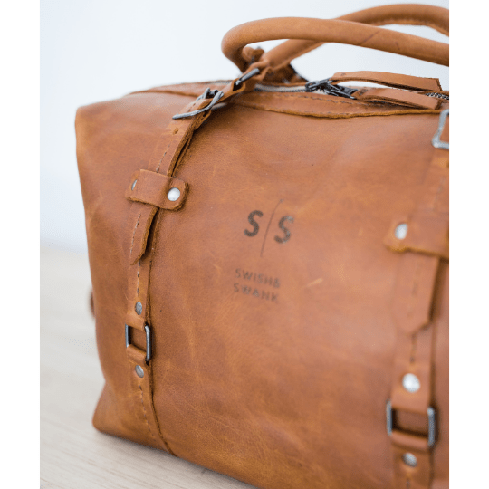 Premium Leather Duffle Bag 2.1 - SWISH AND SWANK