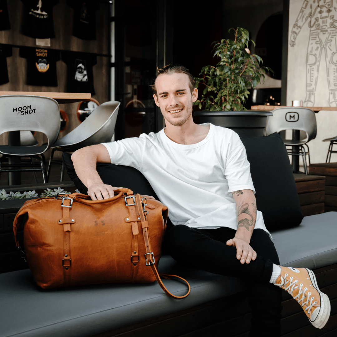 Premium Leather Duffle Bag 2.1 - SWISH AND SWANK