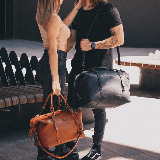 Premium Leather Duffle Bag 2.1 - SWISH AND SWANK