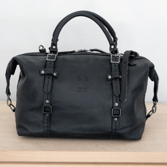 Premium Leather Duffle Bag 2.1 - SWISH AND SWANK