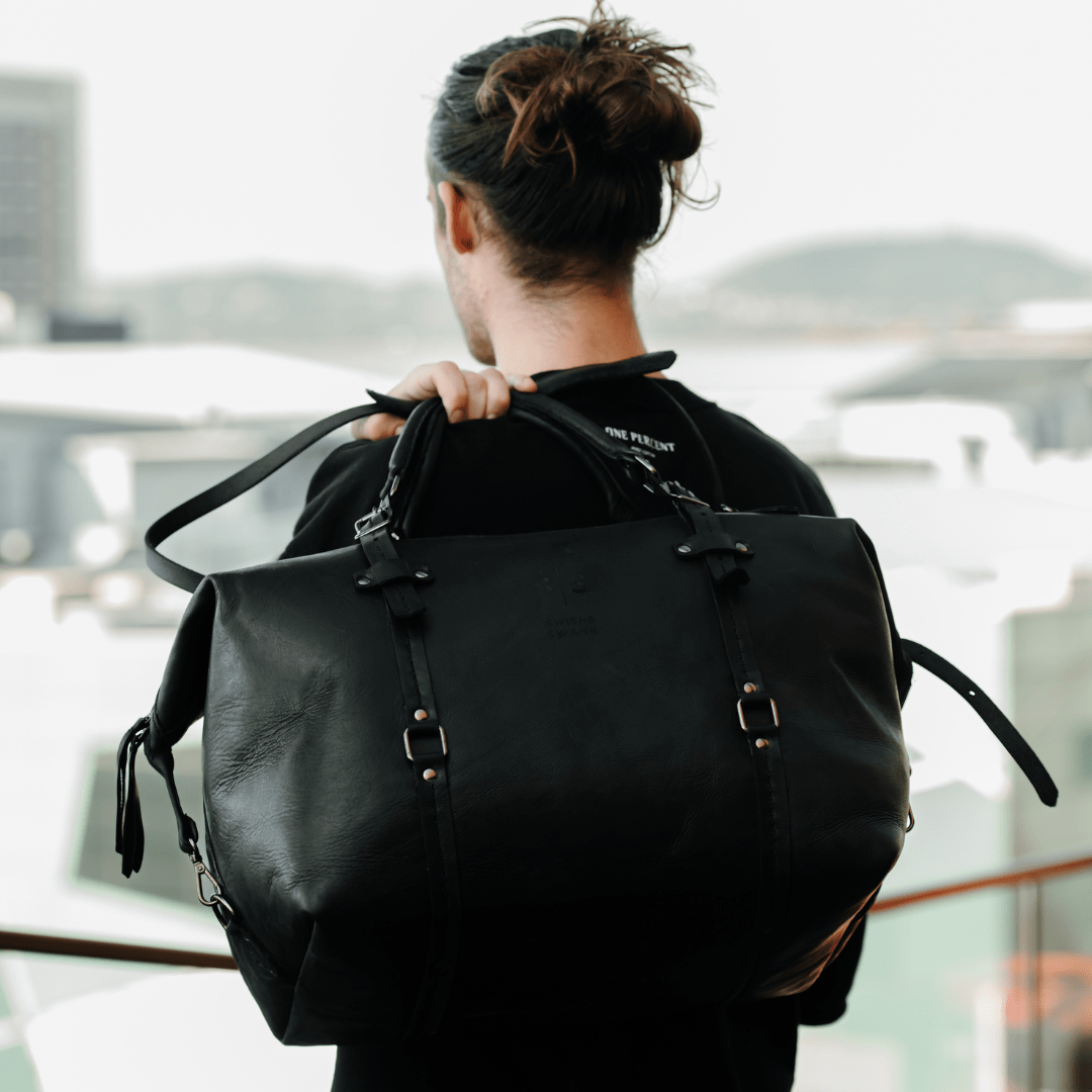 Premium Leather Duffle Bag 2.1 - SWISH AND SWANK