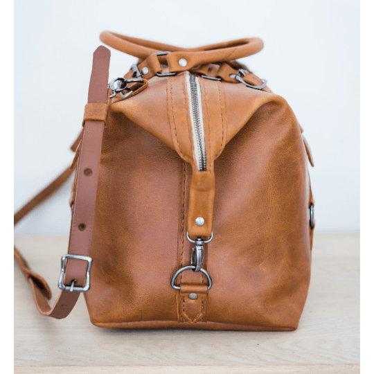 Premium Leather Duffle Bag 2.1 - SWISH AND SWANK
