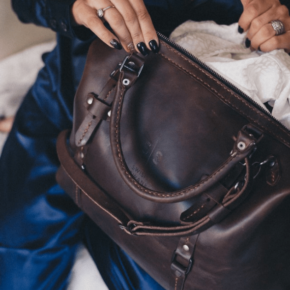 Premium Leather Duffle Bag 2.1 - SWISH AND SWANK