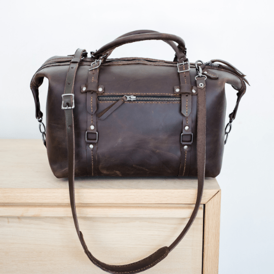 Premium Leather Duffle Bag 2.1 - SWISH AND SWANK