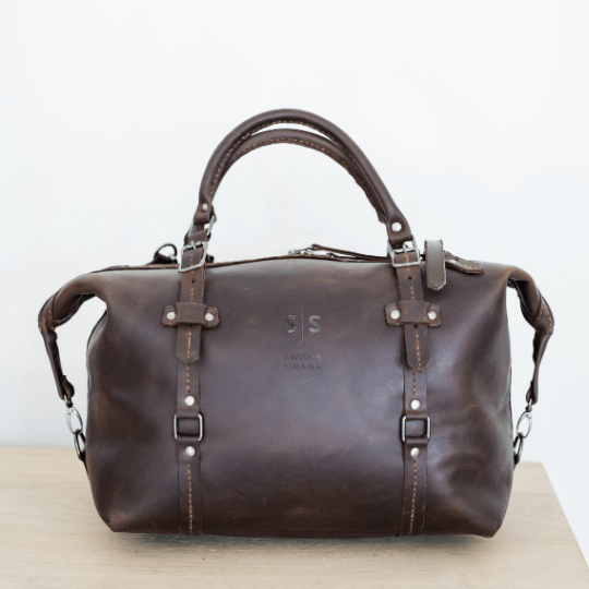 Premium Leather Duffle Bag 2.1 - SWISH AND SWANK