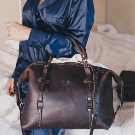 Premium Leather Duffle Bag 2.1 - SWISH AND SWANK