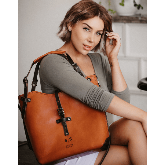 Premium Leather Esther Handbag 2.1 - SWISH AND SWANK