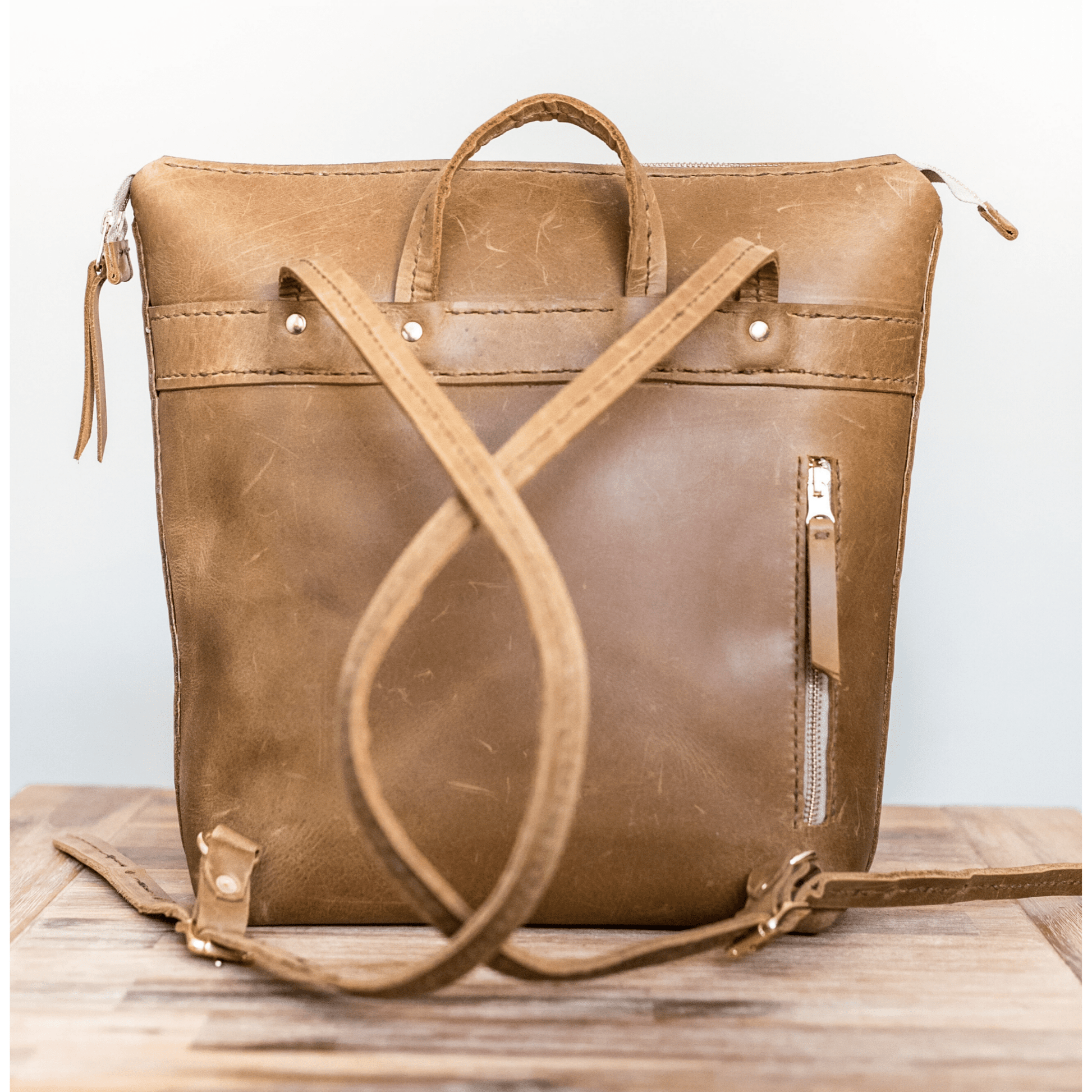 Premium Leather Ladies Backpack - SWISH AND SWANK