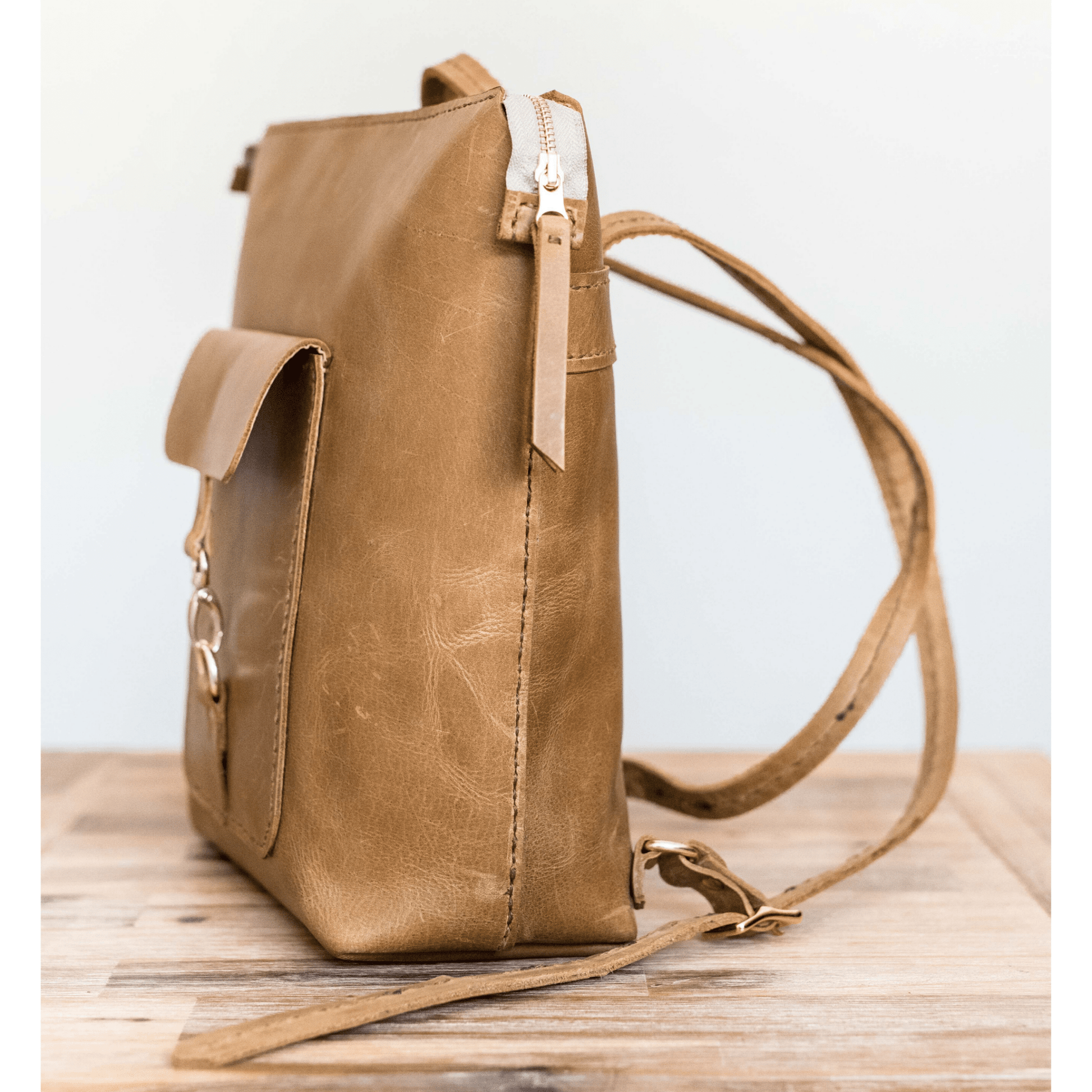 Premium Leather Ladies Backpack - SWISH AND SWANK