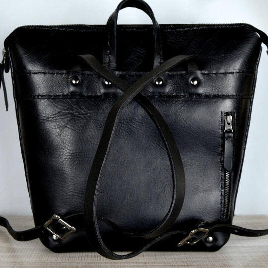 Premium Leather Ladies Backpack - SWISH AND SWANK
