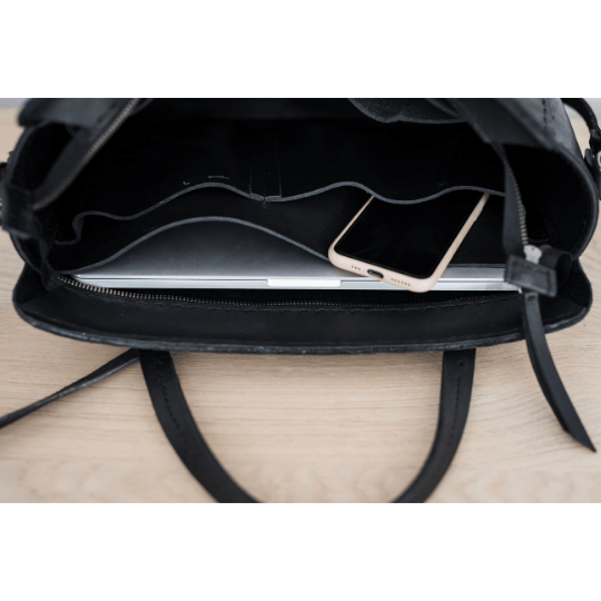 Premium Leather Ladies Briefcase - SWISH AND SWANK