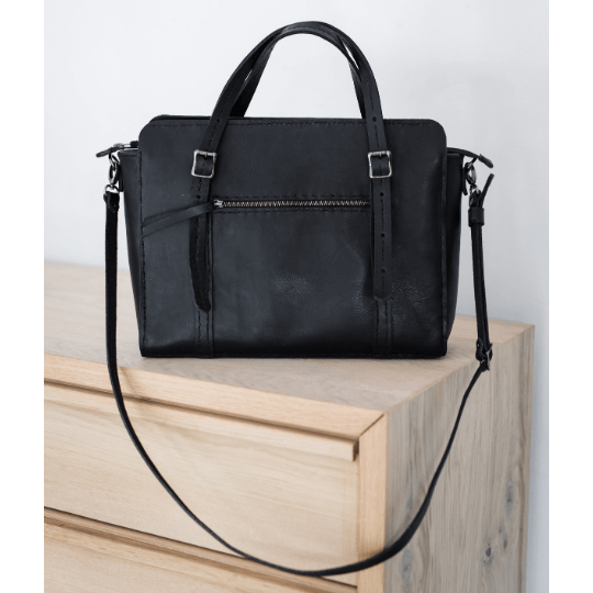 Premium Leather Ladies Briefcase - SWISH AND SWANK