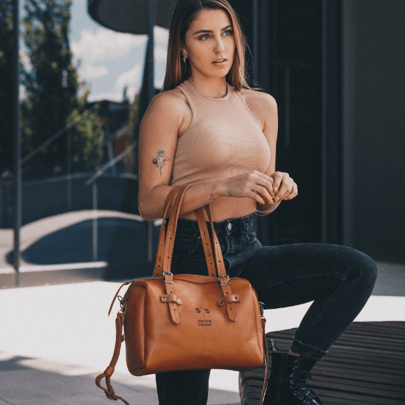 Premium Leather Priscilla Handbag 2.1 - SWISH AND SWANK