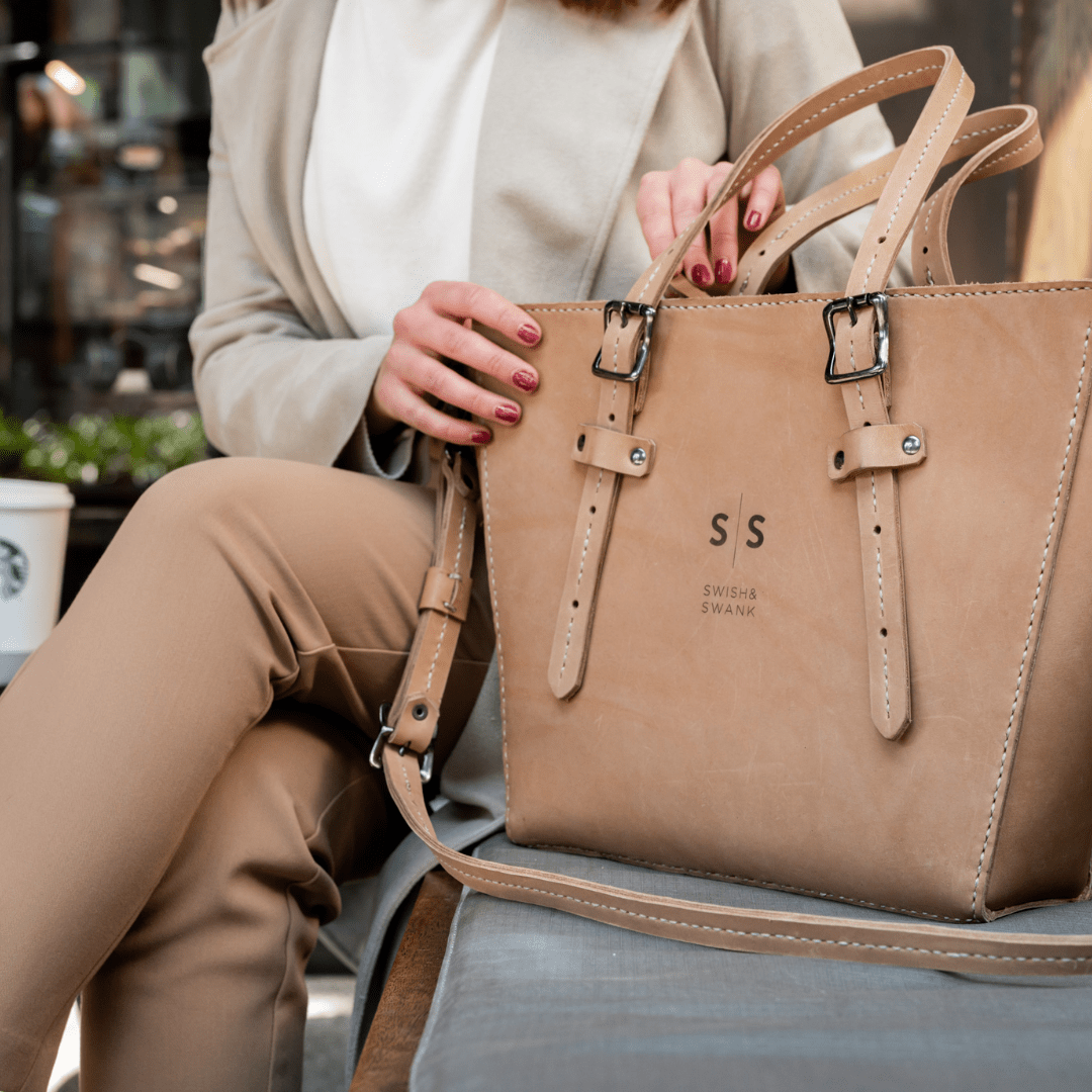 Premium Naomi Leather Handbag 2.1 - SWISH AND SWANK
