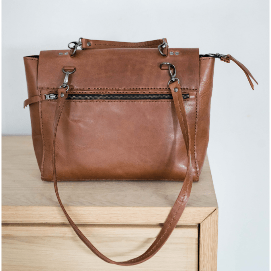 Rebekah Genuine Leather Handbag - SWISH AND SWANK