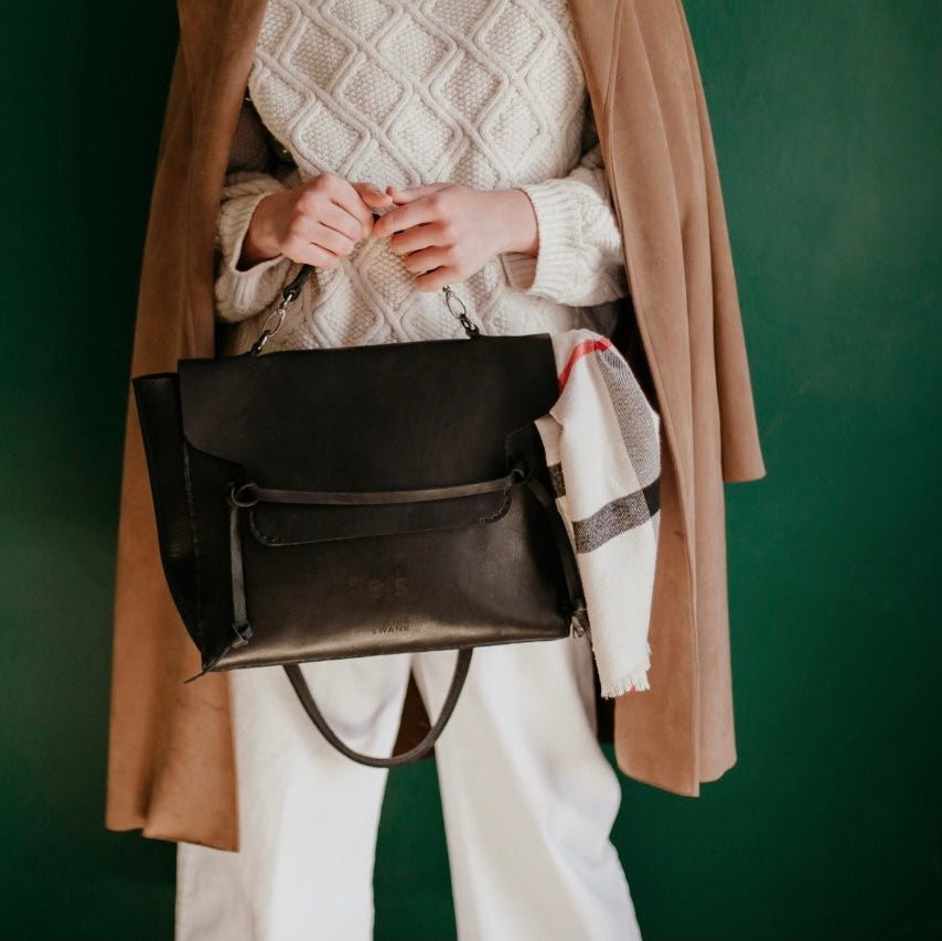 Rebekah Genuine Leather Handbag - SWISH AND SWANK