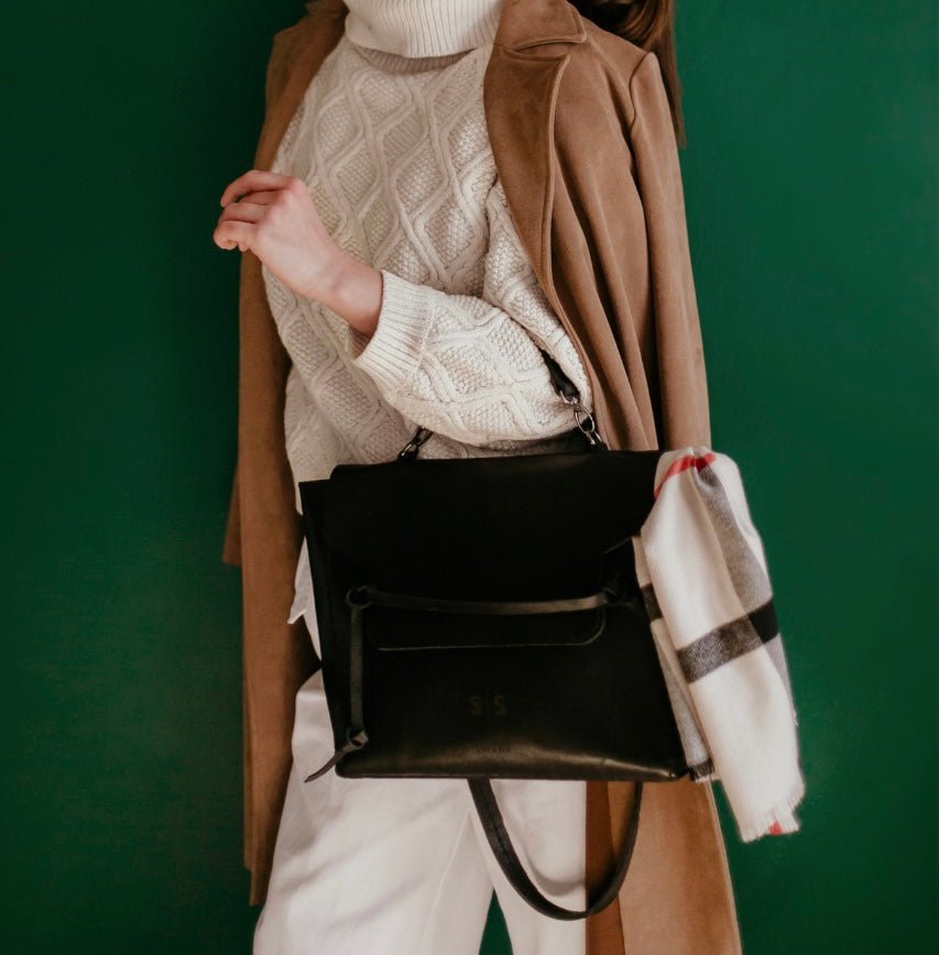 Rebekah Genuine Leather Handbag - SWISH AND SWANK