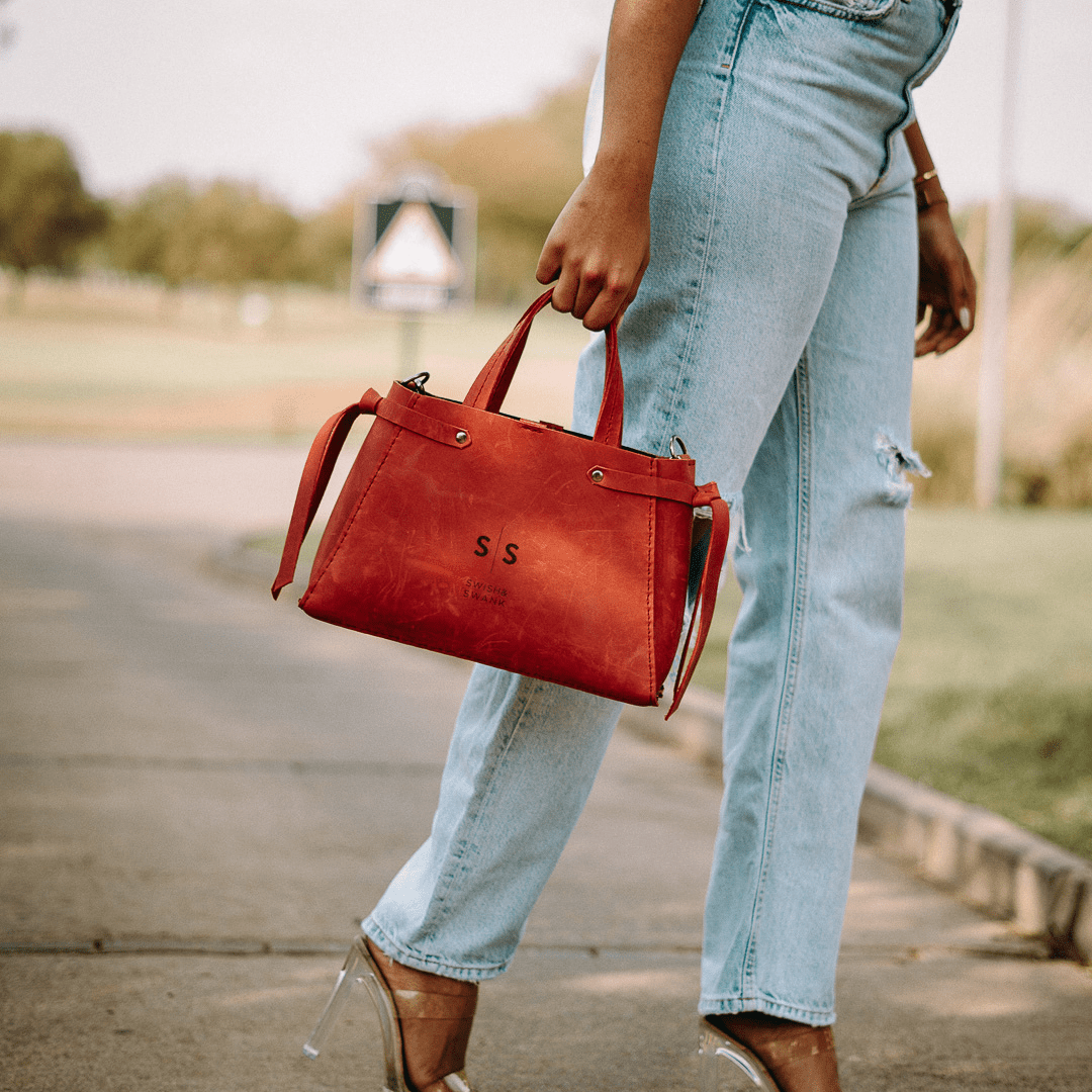 Small Ruby Handbag - SWISH AND SWANK