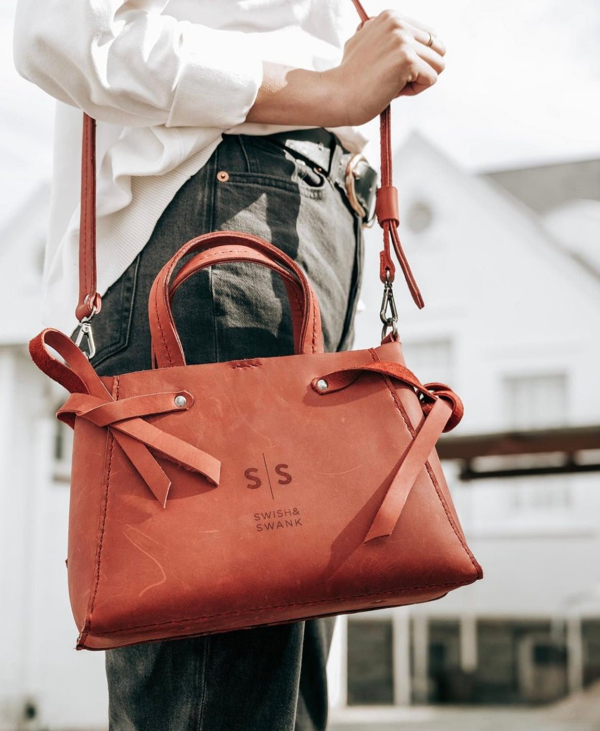 Small Ruby Handbag - SWISH AND SWANK