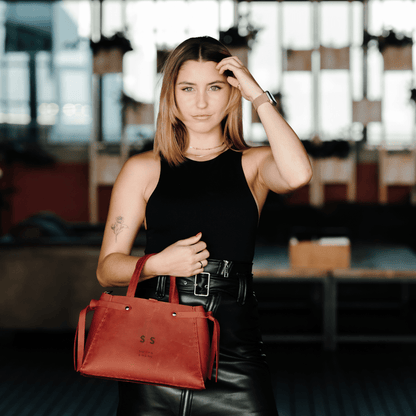 Small Ruby Handbag - SWISH AND SWANK