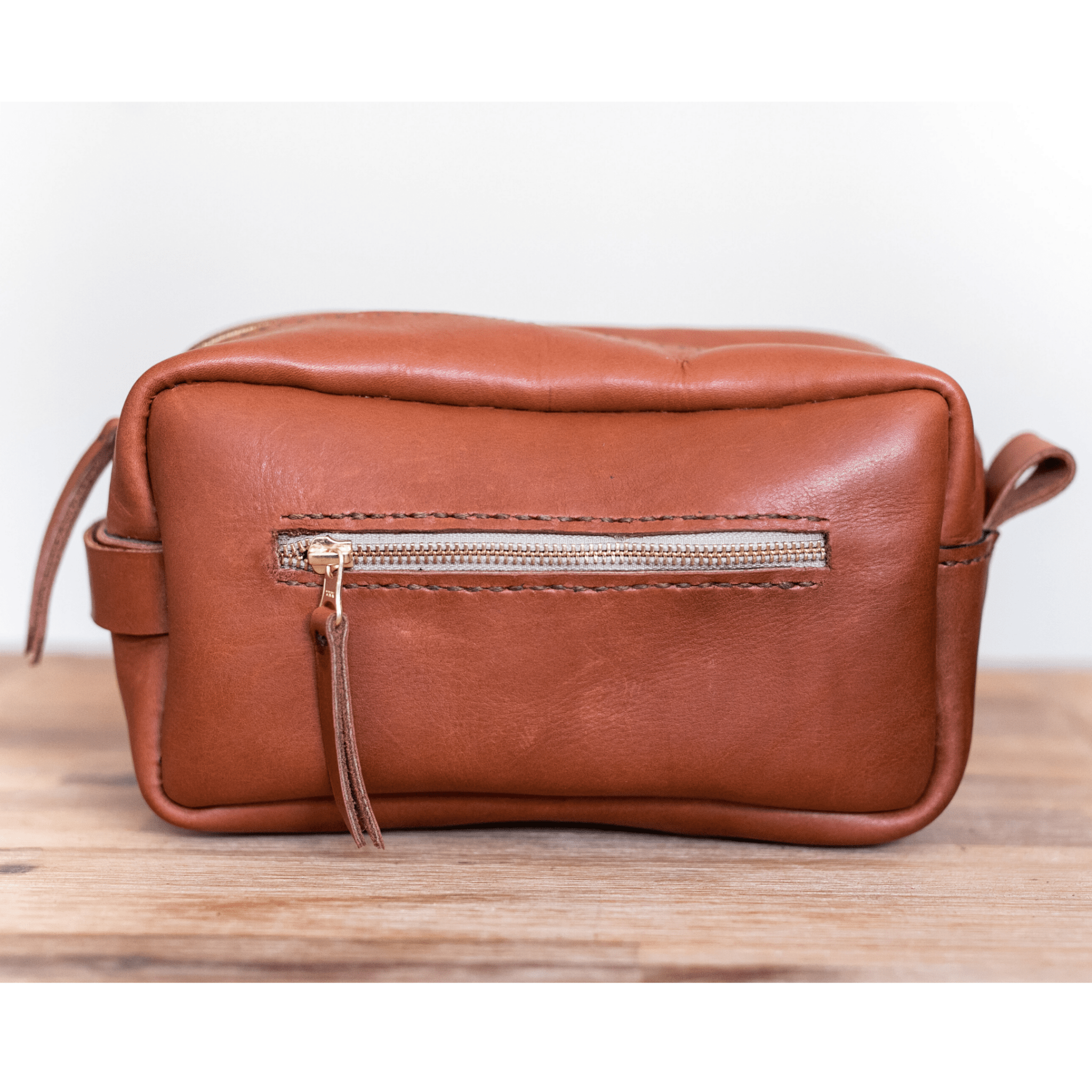 Unisex Genuine Leather Toiletry Bag - SWISH AND SWANK